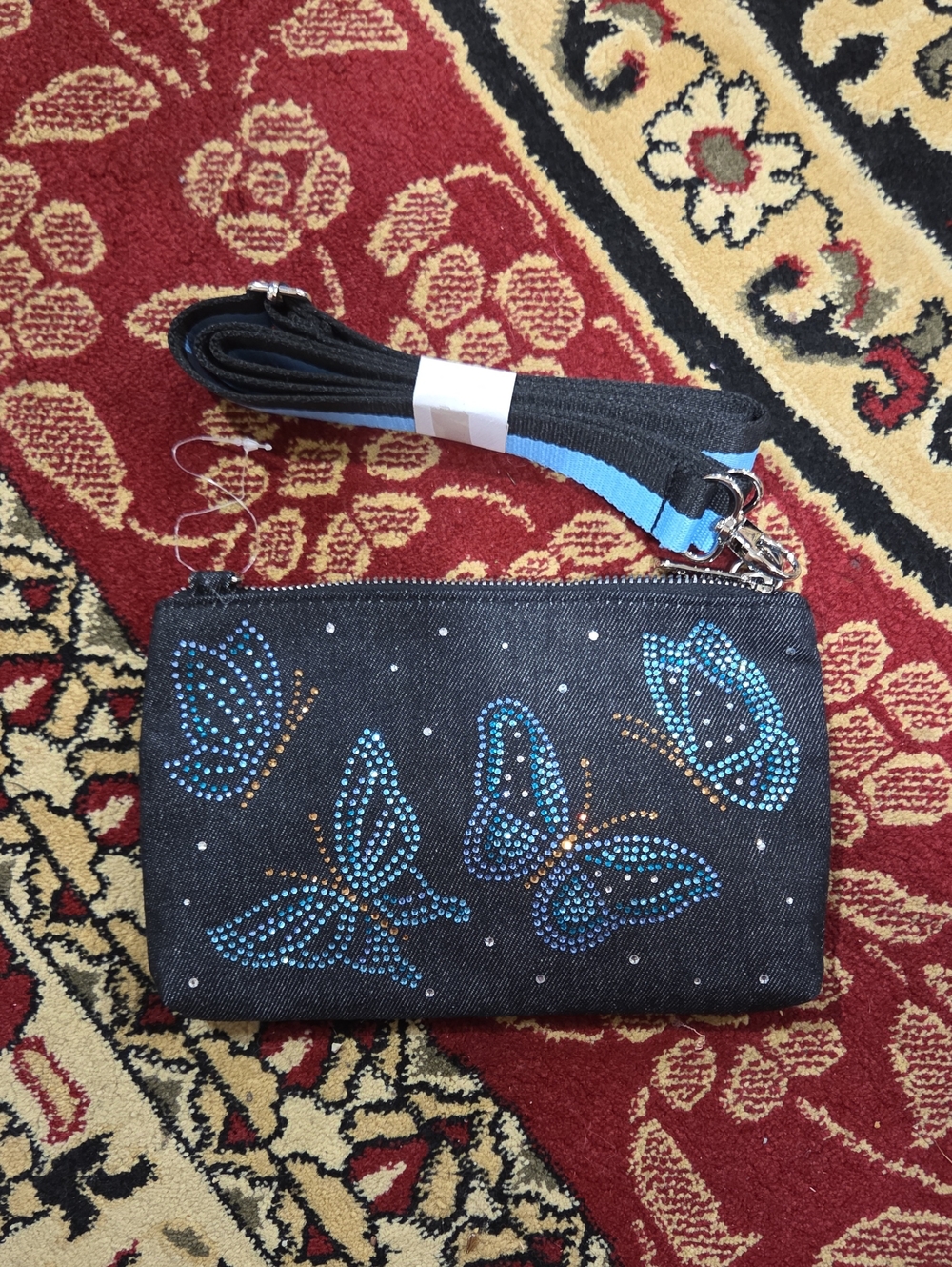 Brighton Butterfly Rhinestone Crossbody Bag